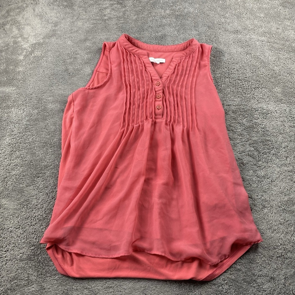 Charter Club‎ Blouse Womens Petite Medium Pink Sleeveless